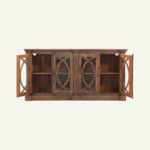 Wooden 4 Door Sideboard - Image 3