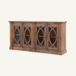 Wooden 4 Door Sideboard - Image 5