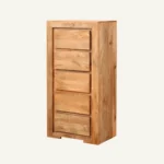 Wooden 5 Drawer Chest - Image 5