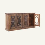 Wooden 4 Door Sideboard - Image 7