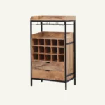 Wooden & Iron Bar Rack - Image 3