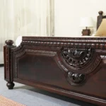 Imperial Crown Carved Bed - Image 4