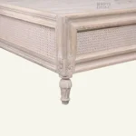 Udaipur Lace Carved Bed - Image 4