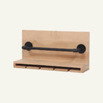 Rustic Rail Wine Glass Holder - Image 3