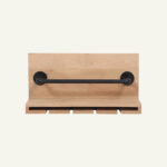 Rustic Rail Wine Glass Holder