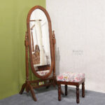 Virasat Hand-Carved Mirror - Image 2