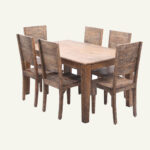 Vintage Weave Dining Set - Image 2
