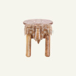 Mandira Carved Side Table