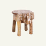 Mandira Carved Side Table - Image 4