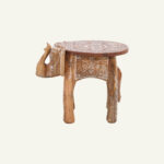 Mandira Carved Side Table - Image 2