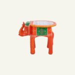 Mandira Carved Side Table (painted) - Image 2