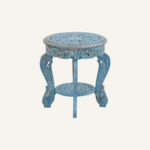 Majestic Accent Table (blue distress)