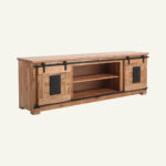 Rustic BarnSlide TV Console - Image 4