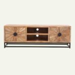 Sunburst Crest TV Console