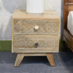 Boho Carved Bedside