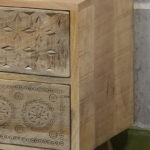 Boho Carved Bedside - Image 5