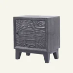 Ebony Wave Bedside
