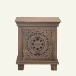Mandala Carved Bedside
