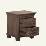 Mandala Carved Bedside - Image 3
