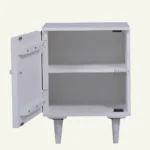 Ivory Leaf Carved Bedside - Image 4