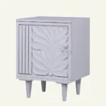 Ivory Leaf Carved Bedside - Image 2
