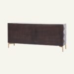 Modern Geometric Mango Wood Dresser - Image 2