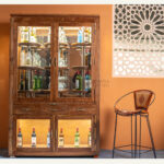 Vintage Cellar Bar Cabinet