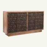 Maharani Carved Sideboard — 4 Door - Image 3