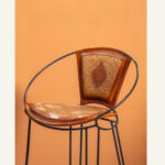 Rattan Crest Bar Chair - Image 2