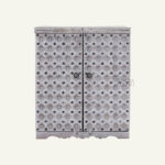 Monochrome Mosaic Bar Cabinet