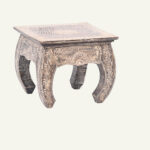 Elephant Crest Stone Stool - Image 2