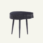 Obsidian Tripod Side Table