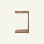 Brass Crest Natural Side Table - Image 3