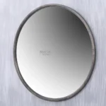 Slate Edge Round Wall Mirror - Image 2