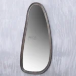 Pebble Form Asymmetrical Wall Mirror