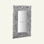 Solace Grey Distress Carved Mirror Frame - Image 2