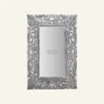 Solace Grey Distress Carved Mirror Frame