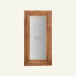 Serene Carved Mirror Frame