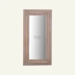 Warmline Whitewash Carved Mirror Frame